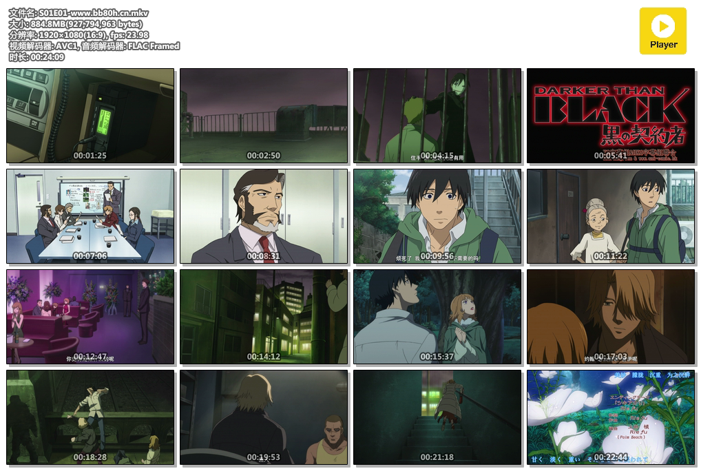 [黑之契约者][DARKER THAN BLACK][2007年][日语][中字][全2季+SPs][无水印][高码收藏版][阿里云][114]